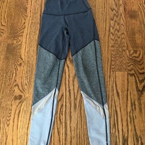 Tri colored block legging